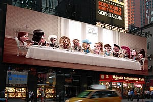 LEDビジョン　OOH　屋外