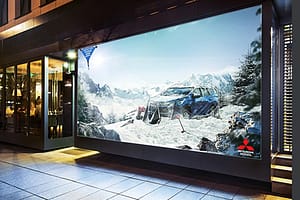 LEDビジョン　OOH　屋外