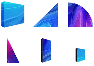 MG変形カラー | 北海道札幌市|サイネージ・映像・音声と配信の会社|株式会社ビットバレー 特殊LEDビジョン ディスプレイ 販売 ビットバレー 札幌 北海道