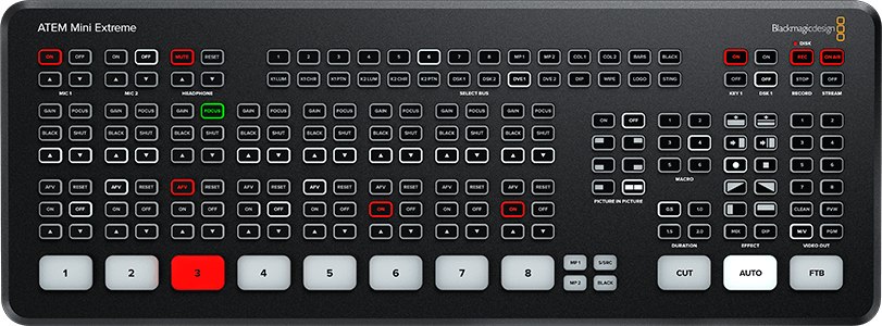 ATEMMINIEXTREME | 北海道札幌市|サイネージ・映像・音声と配信の会社|株式会社ビットバレー ビデオスイッチャー ATEM Mini EXTREME レンタル|北海道札幌市|株式会社ビットバレー